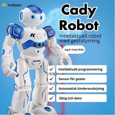 CadyRobot™ Smart Robot Med Gestavkänning