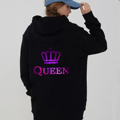 LoverHood™ Lila King + Queen Hoodies (2 st)