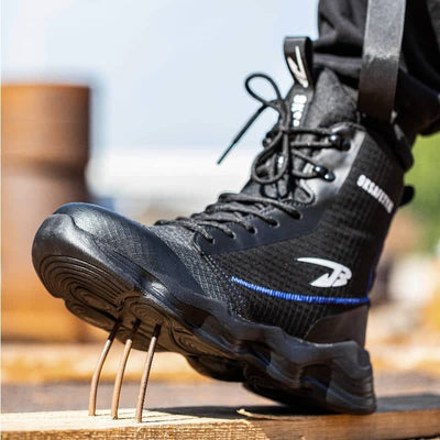 SafetyShoes™ Oförstörbara arbetsskor med stålhätta