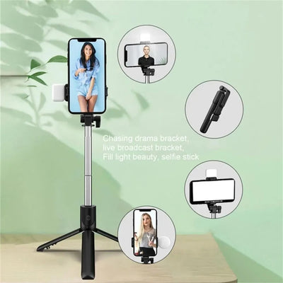StickPro™ 6-i-1 Trådlös Bluetooth Selfie-stick