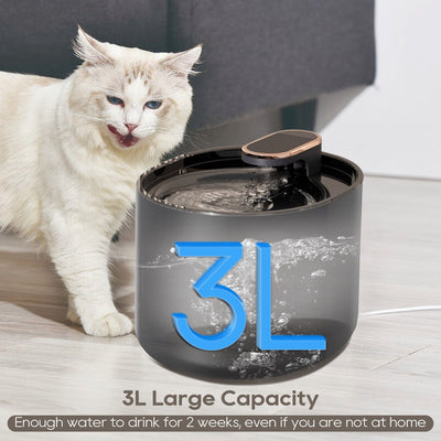 AquaFountain™️ 3L Automatisk vattenbehållare för ditt husdjur