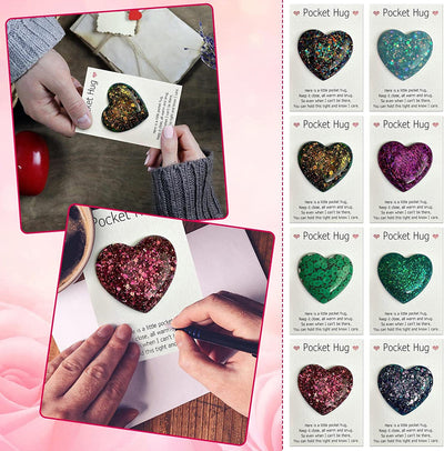 LovingHeart™ Pocket Hug Heart med kort | Idag 2+1 gratis