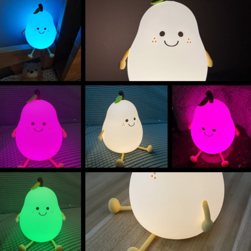 GlowTouch™ LED Päron nattlampa